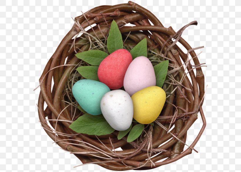 Easter Egg Bird Nest Easter Egg, PNG, 600x586px, Egg, Bird, Bird Nest, Decoupage, Easter Download Free