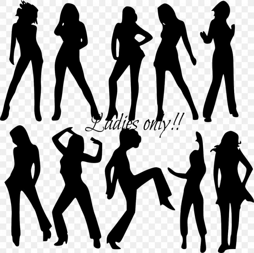 Silhouette Woman Clip Art, PNG, 1024x1018px, Silhouette, Arm, Art, Black And White, Drawing Download Free