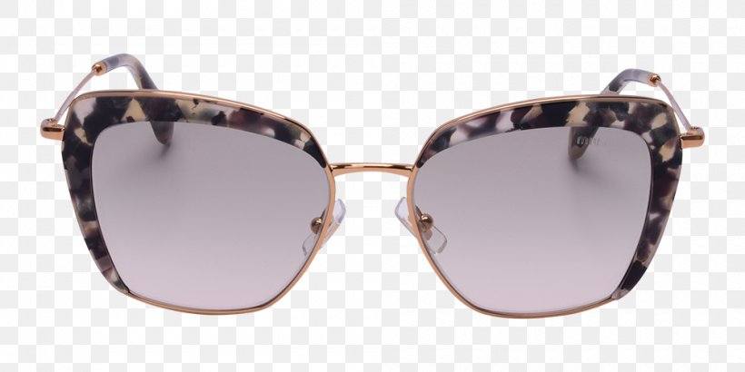 Sunglasses Miu Miu MU 01RS Goggles, PNG, 1000x500px, Sunglasses, Beige, Brand, Brown, Christian Dior Se Download Free