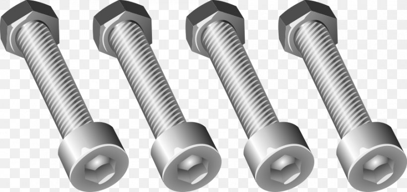 Bolt Nut Screw Clip Art, PNG, 900x426px, Bolt, Carriage Bolt, Cylinder, Fastener, Free Content Download Free