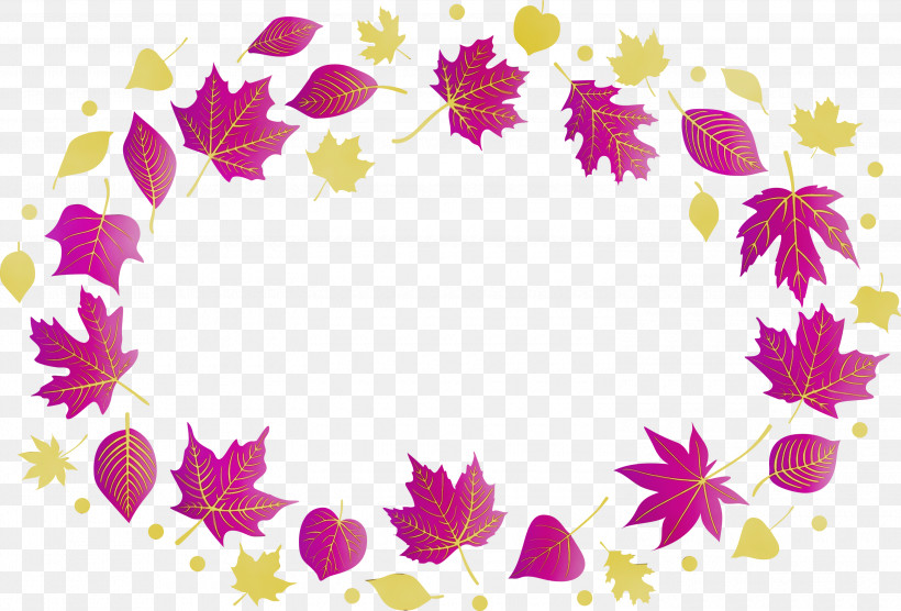 Floral Design, PNG, 3000x2036px, Autumn Frame, Autumn Leaves Frame, Floral Design, Leaves Frame, Line Download Free