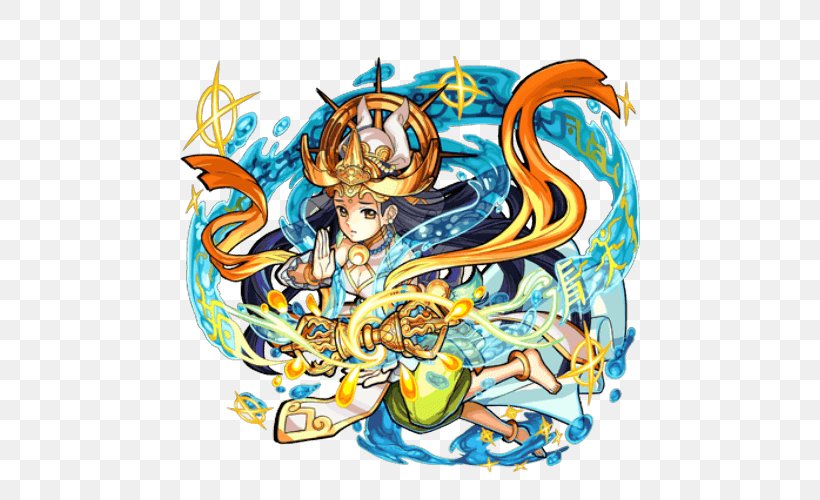 Monster Strike Puzzle & Dragons Sun Wukong Art Character, PNG, 500x500px, Monster Strike, Art, Character, Character Design, Concept Art Download Free