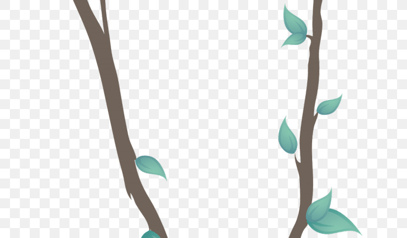 Green Teal Turquoise Leaf Plant, PNG, 640x480px, Green, Branch, Leaf, Plant, Plant Stem Download Free