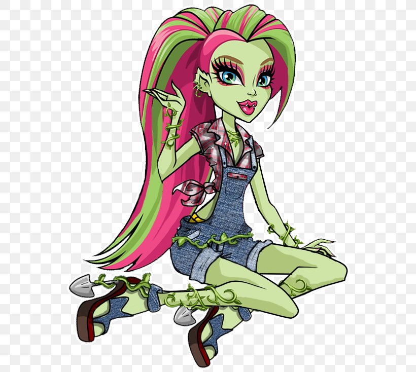 Monster High Frankie Stein Clawdeen Wolf Doll Frankenstein's Monster, PNG, 566x734px, Watercolor, Cartoon, Flower, Frame, Heart Download Free