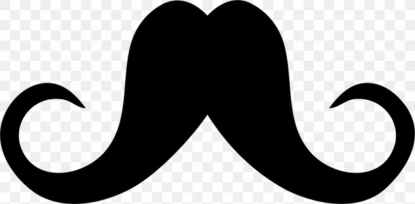 Moustache Beard Clip Art, PNG, 2241x1103px, Moustache, Beard, Black And White, Blog, Hair Download Free