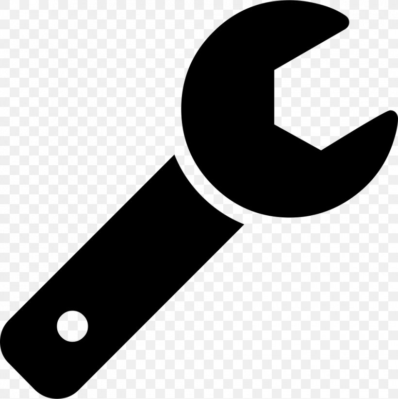 Spanners Tool Font Awesome, PNG, 980x982px, Spanners, Adjustable Spanner, Black And White, Font Awesome, Pipe Wrench Download Free