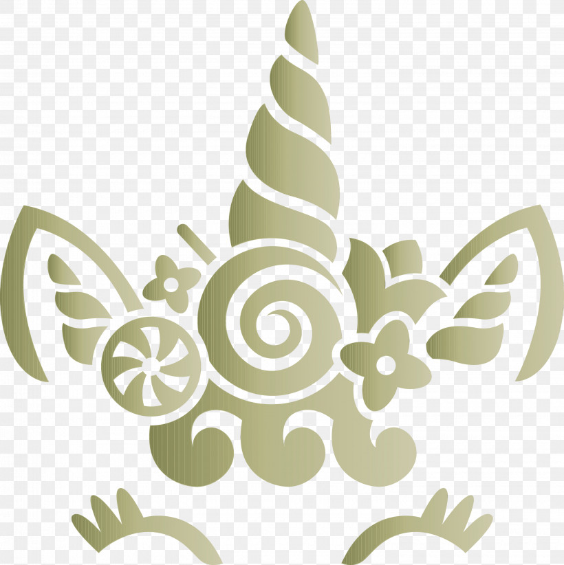 Leaf Pattern Plant Ornament Circle, PNG, 2990x3000px, Unicorn, Christmas Unicorn, Circle, Flower, Leaf Download Free