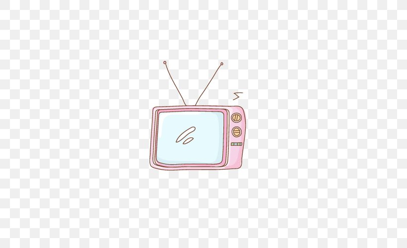 Television Cartoon Clip Art, PNG, 500x500px, Television, Cartoon, Designer, Highdefinition Television, Pink Download Free