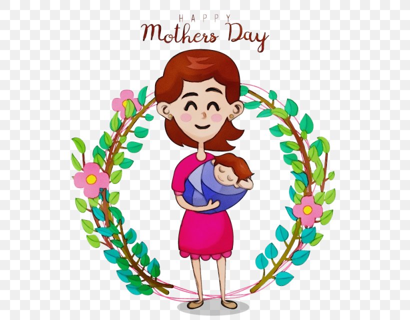 Vector Graphics Mother's Day Clip Art Illustration, PNG, 640x640px, Mother, Balloon, Child, Daughter, Drawing Download Free