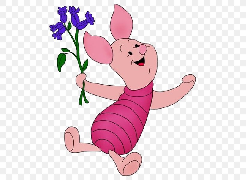 Winnie-the-Pooh Piglet Clip Art, PNG, 600x600px, Watercolor, Cartoon, Flower, Frame, Heart Download Free
