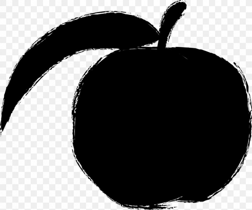 Clip Art Silhouette Leaf Fruit Black M, PNG, 862x720px, Silhouette, Apple, Black, Black M, Blackandwhite Download Free