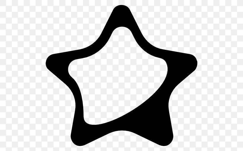 Clip Art, PNG, 512x512px, Star, Area, Black, Black And White, Sign Download Free