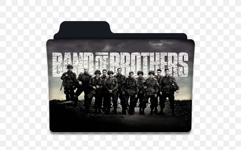 Band Of Brothers Television Show E Company, 506th Infantry Regiment Miniseries, PNG, 512x512px, 101st Airborne Division, Band Of Brothers, Army, Black And White, Damian Lewis Download Free