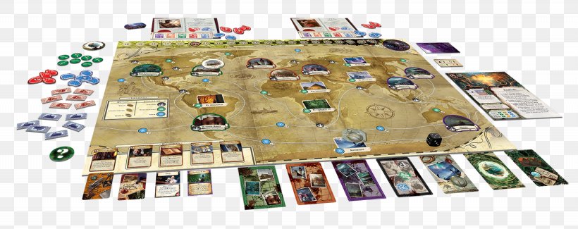 Eldritch Horror Nyarlathotep Arkham Horror Fantasy Flight Games, PNG, 1435x570px, Eldritch Horror, Arkham Horror, Board Game, Card Game, Cooperative Board Game Download Free