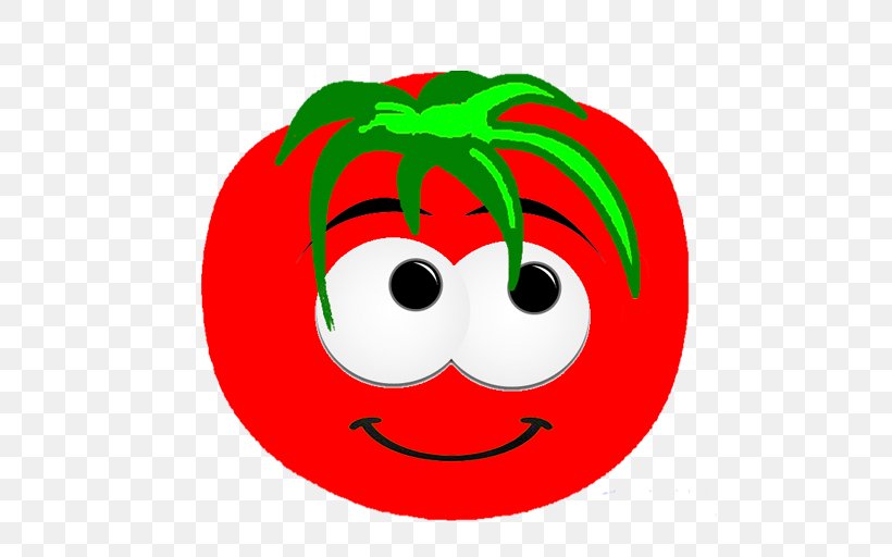 Smiley Vegetable Clip Art Fruit Tomato, PNG, 512x512px, Smiley, Emoticon, Food, Fruit, Green Download Free