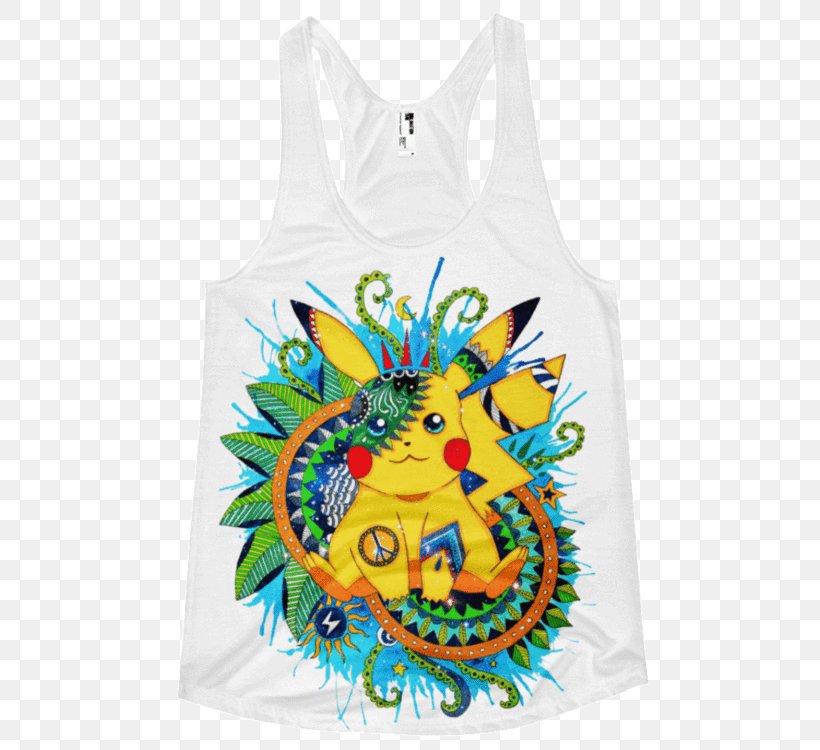 T-shirt Gray Wolf Pikachu Drawstring Messenger Bags, PNG, 600x750px, Tshirt, Active Tank, Bag, Character, Clothing Download Free