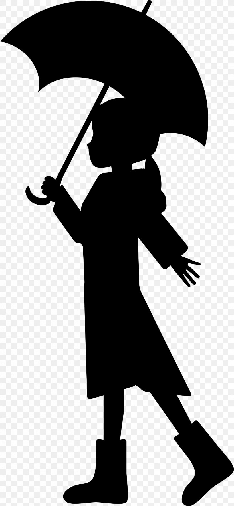 Umbrella Silhouette Photography Clip Art, PNG, 1112x2400px, Umbrella, Artwork, Black And White, Fashion Accessory, Fictional Character Download Free