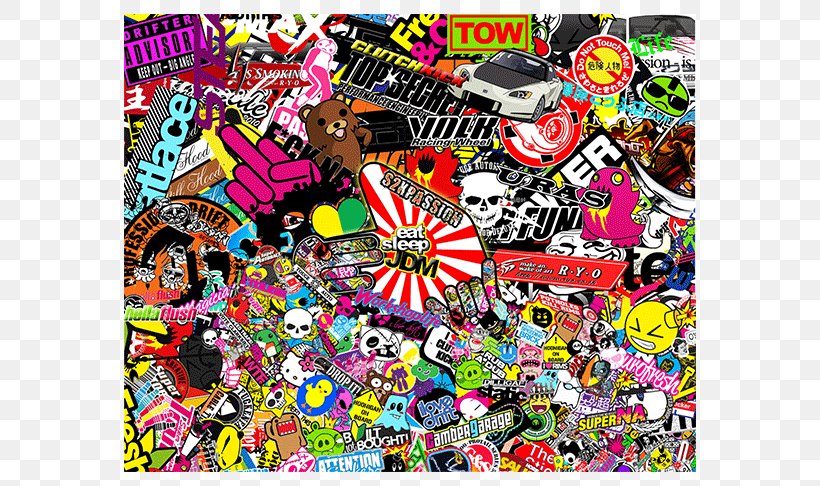 Bumper Sticker Desktop Wallpaper Decal Wallpaper, PNG, 650x486px, Sticker, Art, Bomb, Bumper Sticker, Collage Download Free