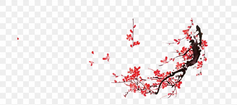 Plum Blossom Chinese Painting, PNG, 2092x924px, Plum Blossom, Art, Bamboo, Birdandflower Painting, Blood Download Free