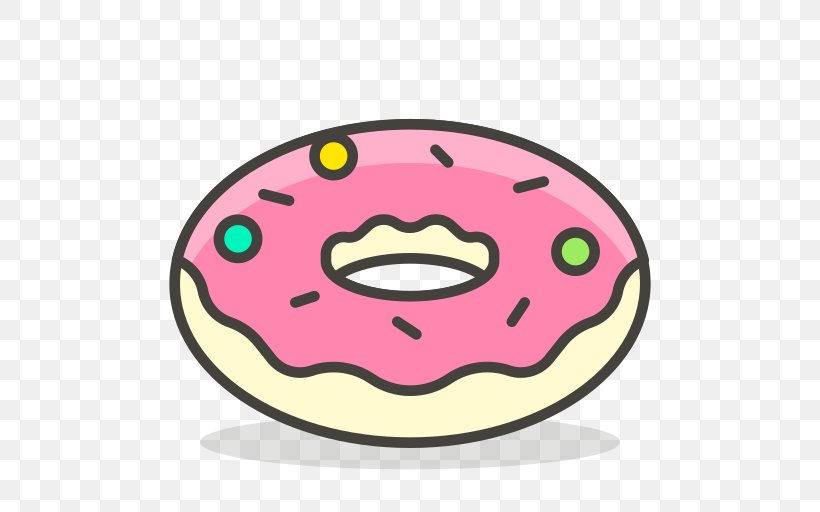 Donuts Ciambella Clip Art, PNG, 512x512px, Donuts, Cheek, Ciambella, Emoticon, Gratis Download Free