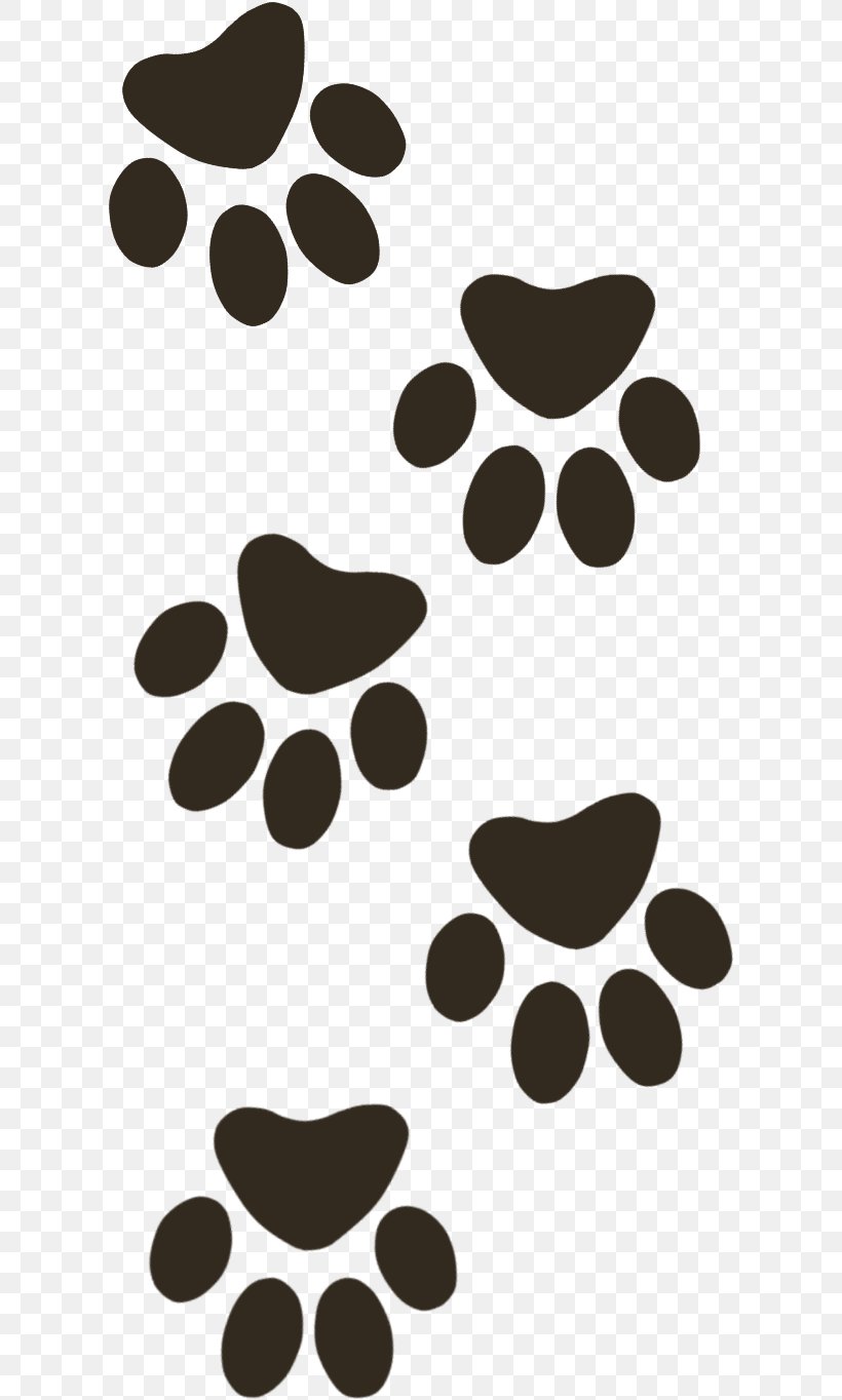 Heart Background, PNG, 611x1364px, Paw, Blackandwhite, Footprint, Heart Download Free