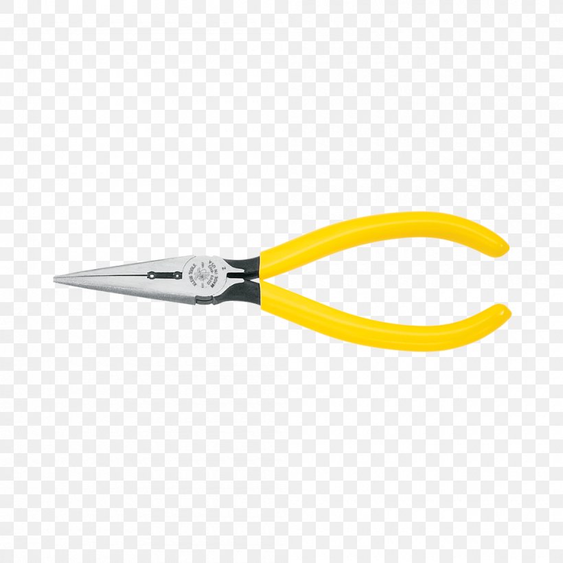 Needle-nose Pliers Klein Tools D302-6 Curved Long-Nose Pliers, PNG, 1000x1000px, Needlenose Pliers, Diagonal Pliers, Hardware, Klein Tools, Nipper Download Free