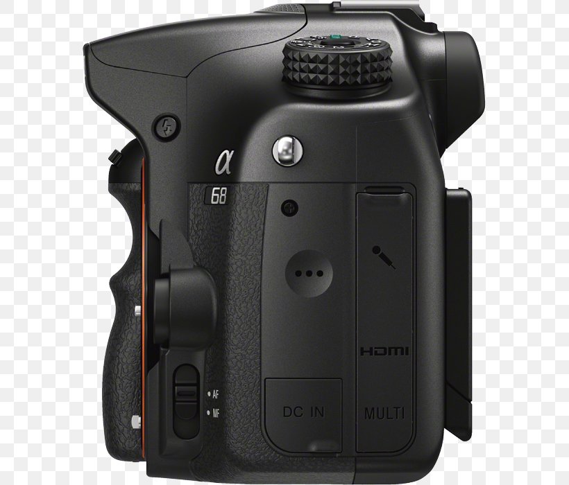 Sony Alpha A68 DSLR Camera (Body Only) Canon EF-S 18–55mm Lens Sony A68 ILCA-68K 24.0 MP SLR, PNG, 581x700px, Digital Slr, Apsc, Autofocus, Camera, Camera Accessory Download Free
