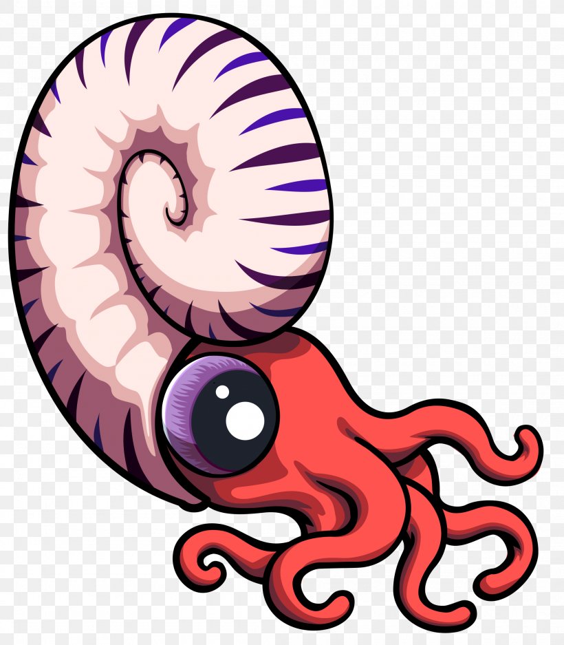 Ammonites Octopus Squid Clip Art, PNG, 2100x2400px, Watercolor, Cartoon, Flower, Frame, Heart Download Free