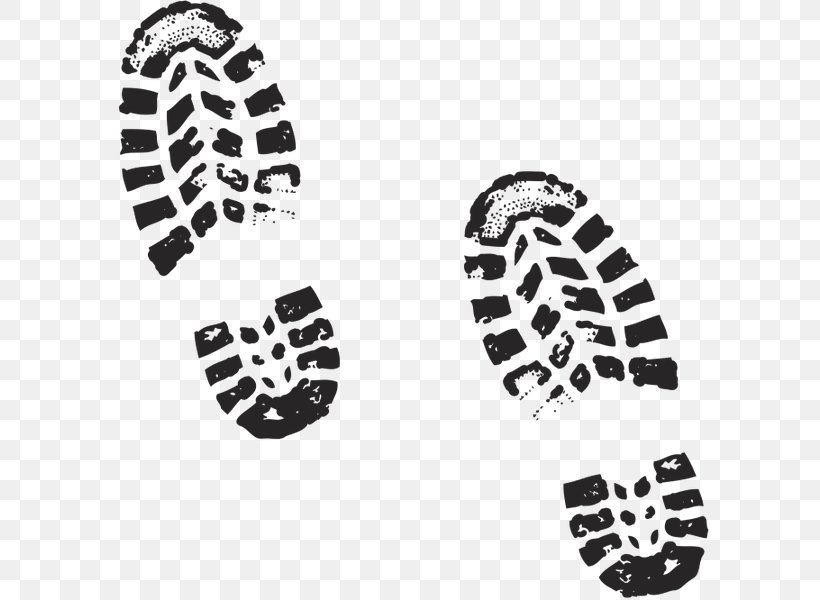 Footprint Shoe Boot Dícido, PNG, 600x600px, Footprint, Black, Black And ...