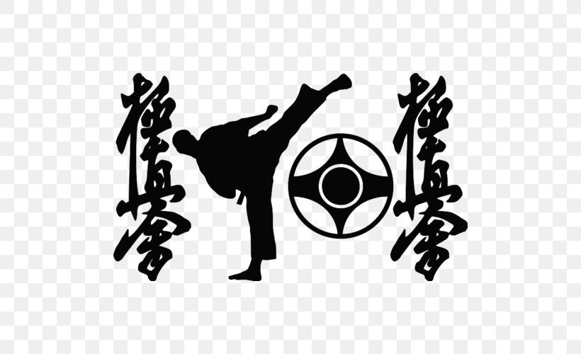 Kyokushin Karate Martial Arts Dojo T-shirt, PNG, 500x500px, Kyokushin, Art, Black, Black And White, Brand Download Free
