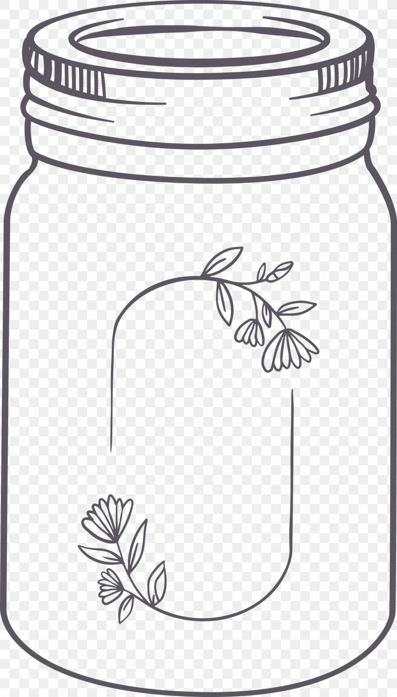 MASON JAR, PNG, 1710x2999px, Mason Jar, Black, Black And White, Container, Cookware And Bakeware Download Free