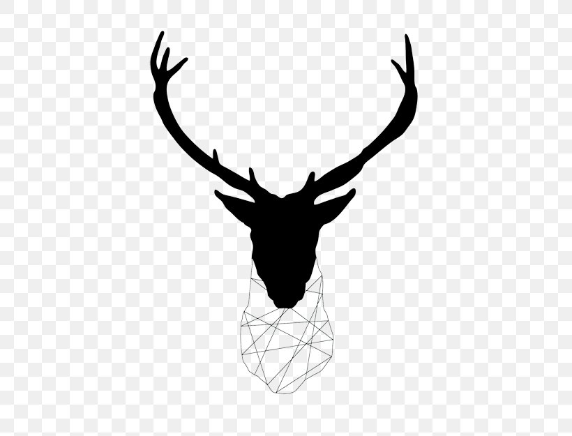 Reindeer Silhouette Black White Clip Art, PNG, 483x625px, Reindeer, Antler, Black, Black And White, Deer Download Free