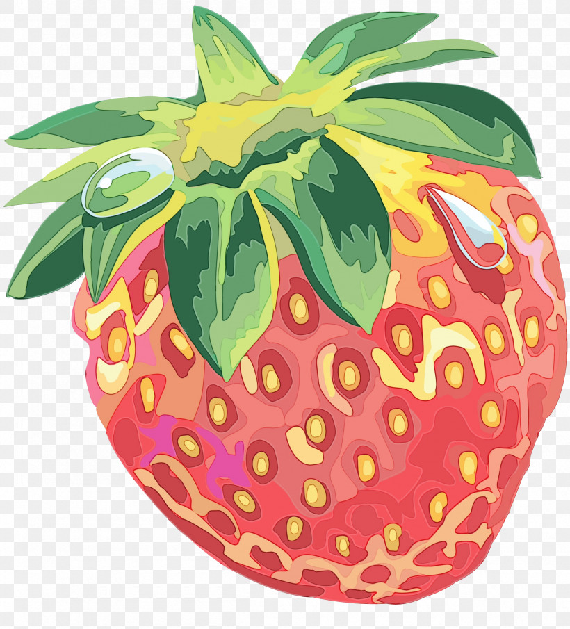 Strawberry, PNG, 2405x2657px, Watercolor, Apple, Biology, Paint, Plants Download Free