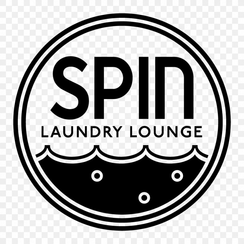 Cafe Coffee Spin Laundry Lounge Retail Logo, PNG, 968x968px, Cafe, Area, Bar, Black And White, Brand Download Free