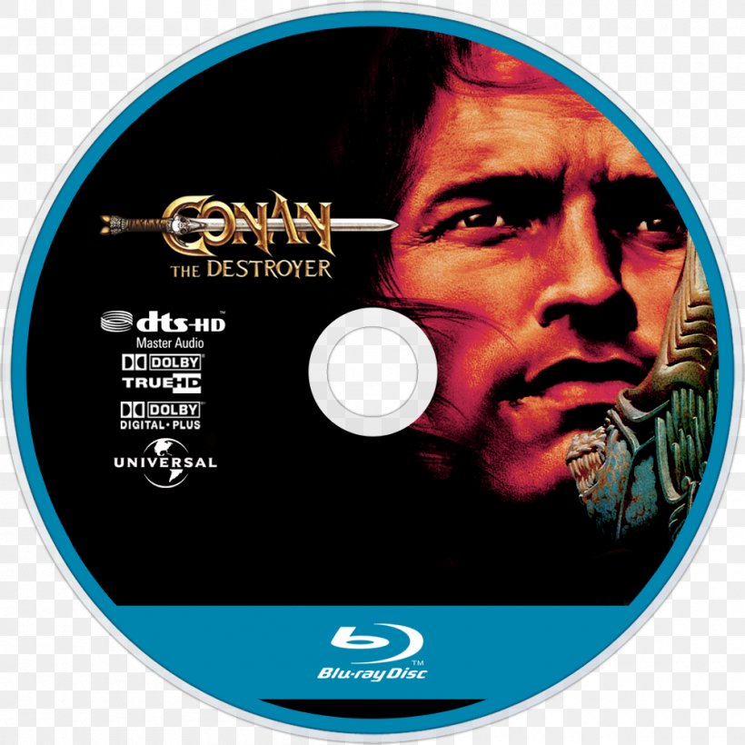 Conan The Destroyer Conan The Barbarian Blu-ray Disc DVD, PNG, 1000x1000px, Conan The Destroyer, Album Cover, Barbarian, Bluray Disc, Brand Download Free