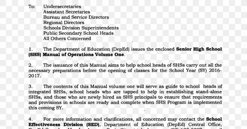 Document National Secondary School White Department Of Education, PNG, 1200x630px, Document, Area, Black And White, Department Of Education, Material Download Free