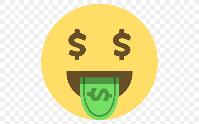 Emoji Dollar Sign United States Dollar Money, PNG, 512x512px, Emoji, Banknote, Currency, Currency Symbol, Dollar Download Free