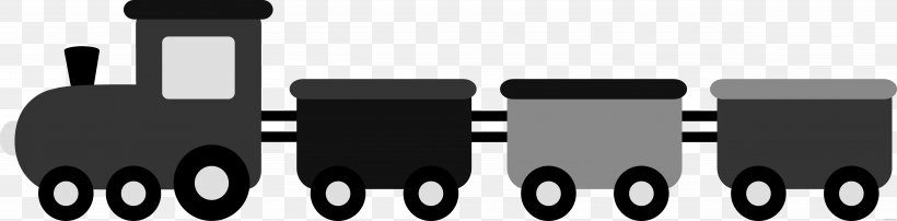 Toy Trains & Train Sets Rail Transport Clip Art Image, PNG, 9782x2412px, Train, Black, Black And White, Brand, Choo Train Download Free