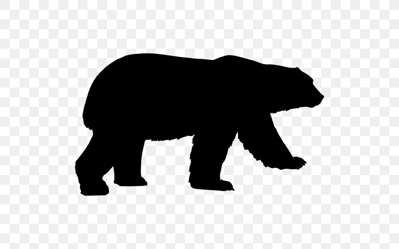 American Black Bear Growling Clip Art, PNG, 512x512px, American Black Bear, Bear, Black And White, Brown Bear, Carnivoran Download Free
