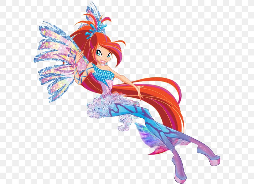 Bloom Flora Roxy Stella Musa, PNG, 604x597px, Bloom, Art, Feather, Fictional Character, Figurine Download Free