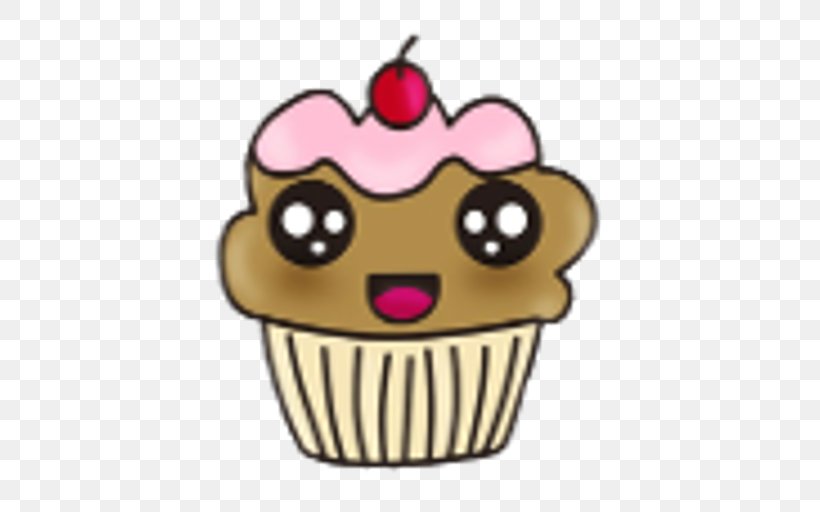 Cupcake Muffin Cream Kawaii, PNG, 512x512px, Cupcake, Baking, Baking Cup, Cake, Cream Download Free