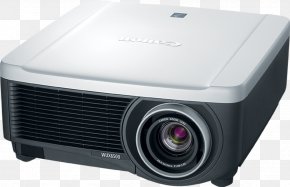 No Lens Included Liquid Crystal On SiliconProjector - Multimedia Projectors Canon 6000 ANSI Lumens WUXGA LCOS Technology Installation 8.5 Kg PNG