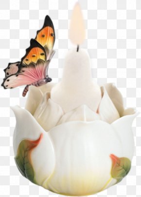 Flower - Porcelain Ceramic Flower Tableware Saucer PNG