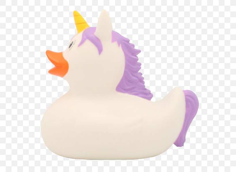 Rubber Duck Bath Toy Unicorn, PNG, 600x600px, Duck, Animal Figure, Bath Toy, Beak, Bird Download Free
