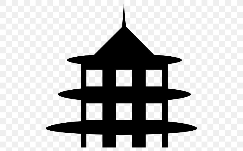 Temple Clip Art, PNG, 512x512px, Temple, Artwork, Black And White, Building, Chinese Temple Architecture Download Free