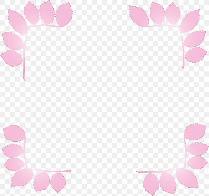 Pink Heart, PNG, 2923x2739px, Frame, Heart, Paint, Pink, Watercolor Download Free