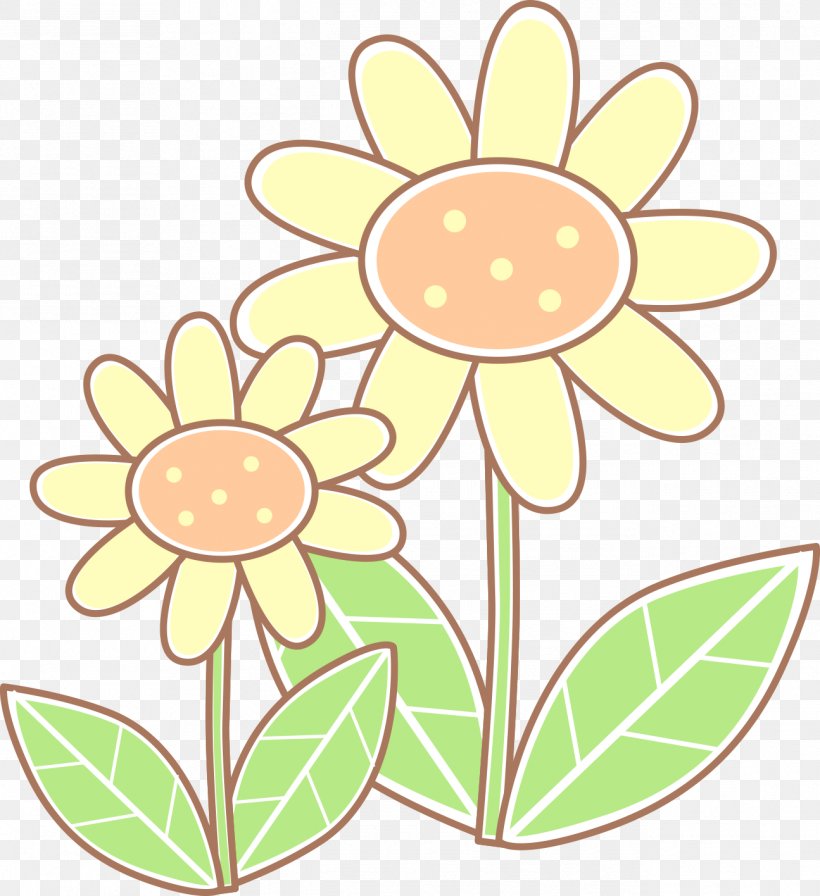 Floral Design Cartoon Common Sunflower Drawing, PNG, 1295x1416px, Floral Design, Area, Art, Artwork, Cartoon Download Free