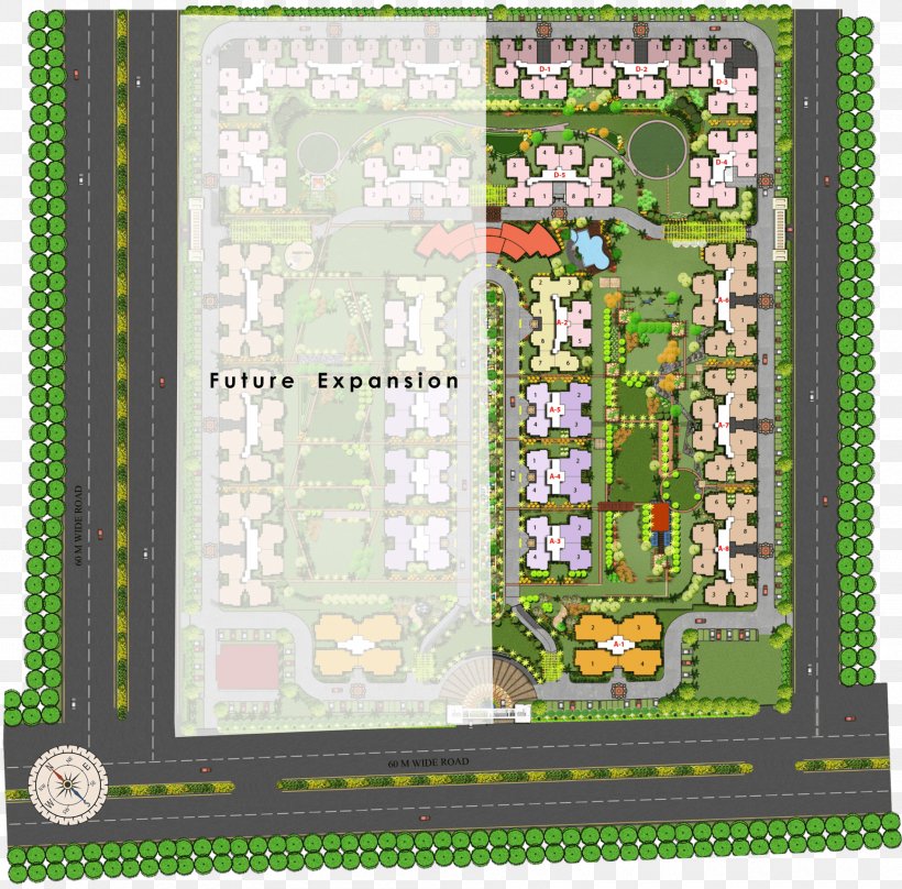 Nirala Aspire, Greater Noida West Nirala Group Site Plan 99Acres.com, PNG, 1900x1873px, Site Plan, Apartment, Floor Plan, Grass, Greater Noida Download Free