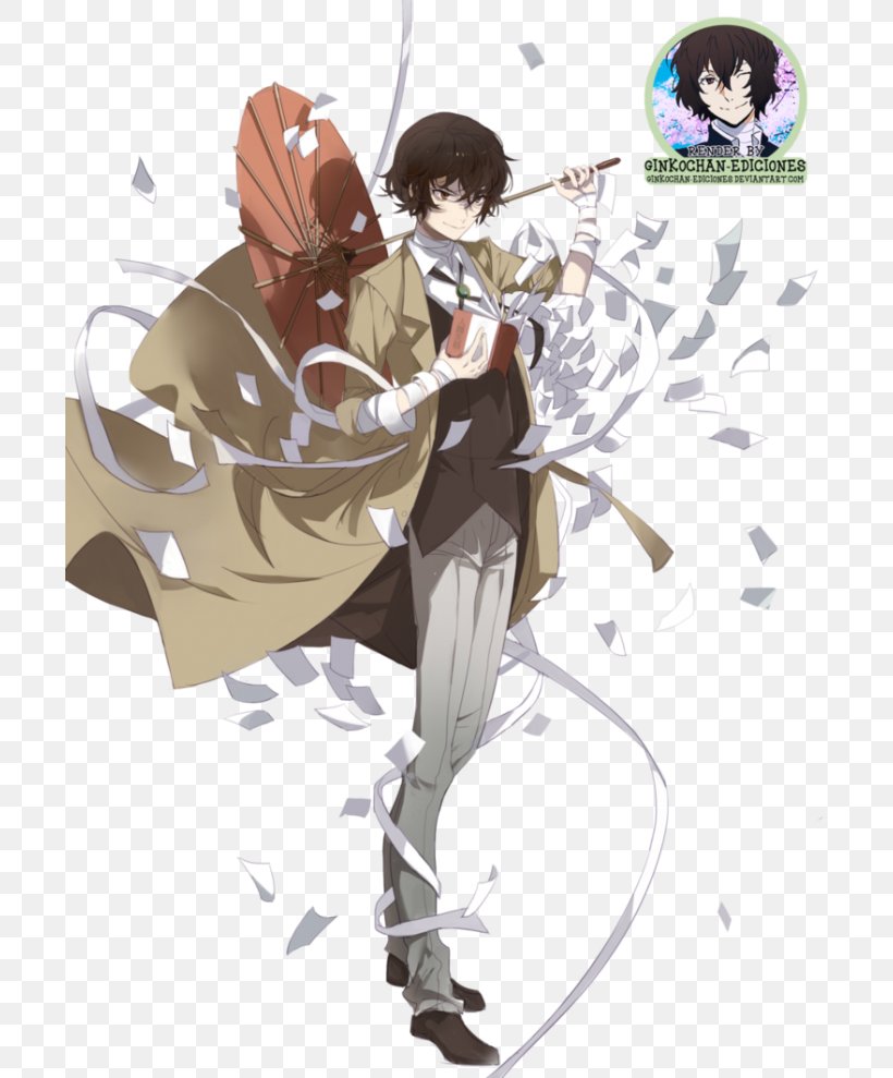 No Longer Human Bungo Stray Dogs Japanese Literature Clothing, PNG, 700x989px, Watercolor, Cartoon, Flower, Frame, Heart Download Free