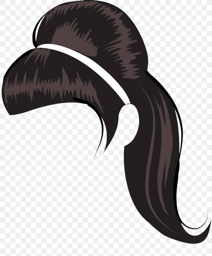 Ponytail Hairstyle Drawing, PNG, 20x20px, Ponytail, Art, Black ...